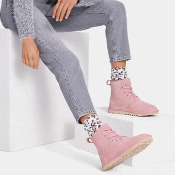 UGG Shoes Ugg Neumel High Shell Pink Boots Poshmark